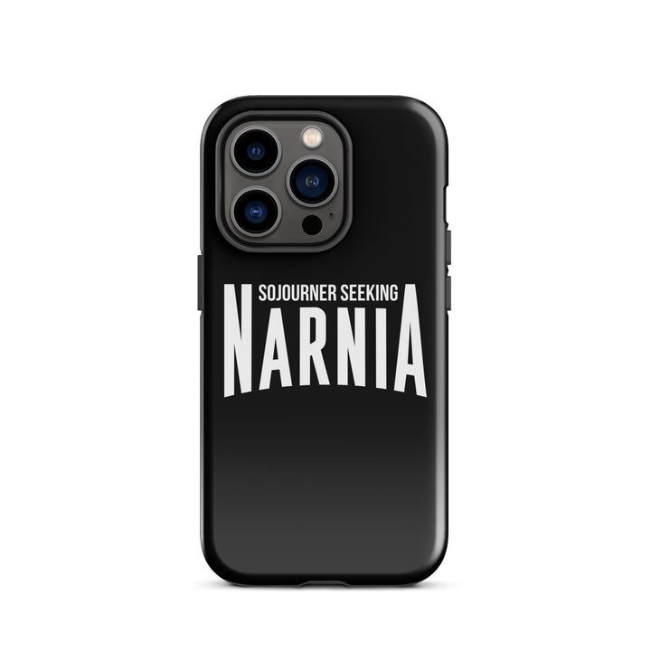 Christian Phone Case Sojourner Seeking Narnia Black for iPhone® iPhone® Phone Cases Glossy iPhone 14 Pro 