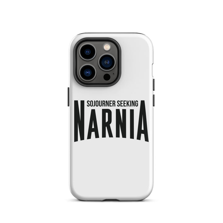 Christian Phone Case Sojourner Seeking Narnia White for iPhone® iPhone® Phone Cases Glossy iPhone 14 Pro 