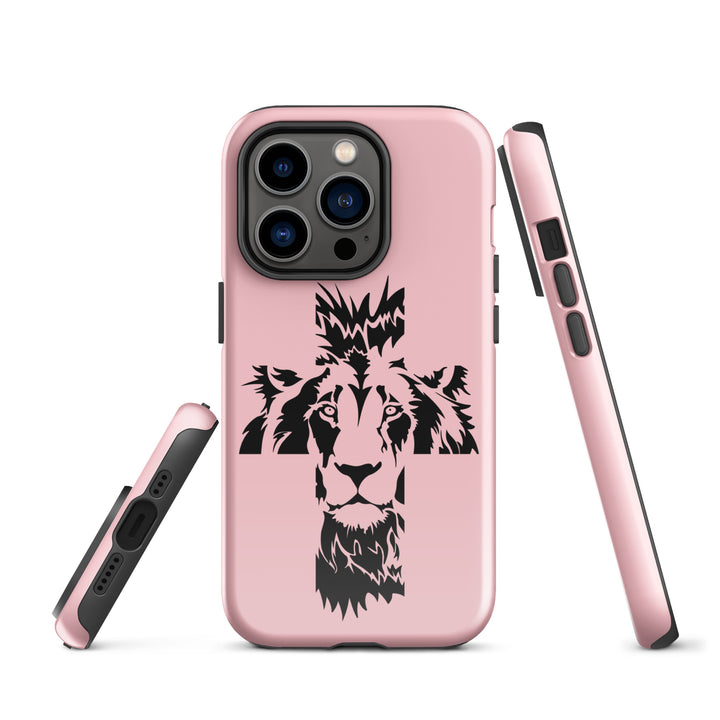 Christian Phone Case Aslan Cross Pink for iPhone® iPhone® Phone Cases   