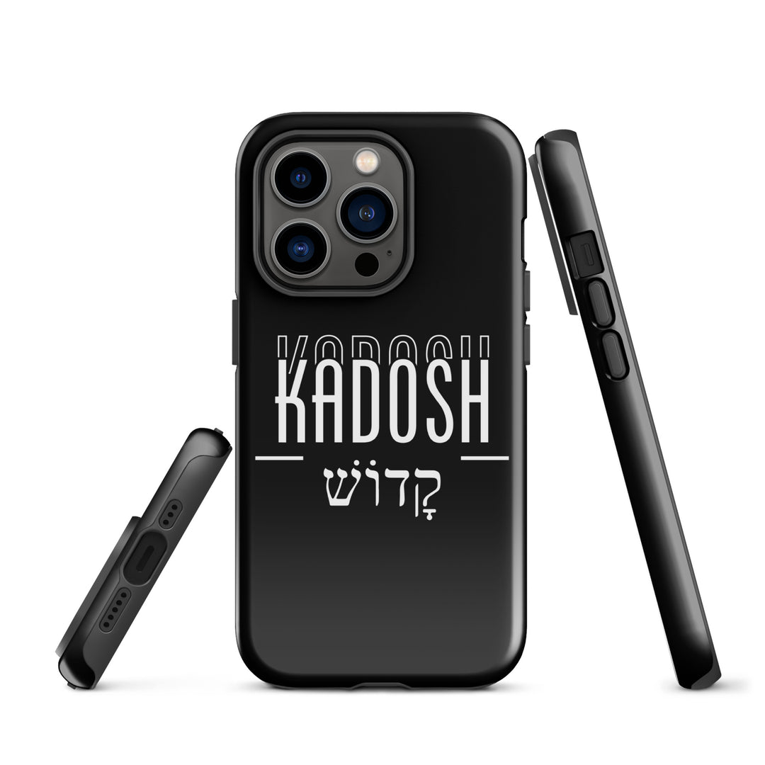 Christian Phone Case Kadosh Hebrew Black for iPhone® iPhone® Phone Cases   