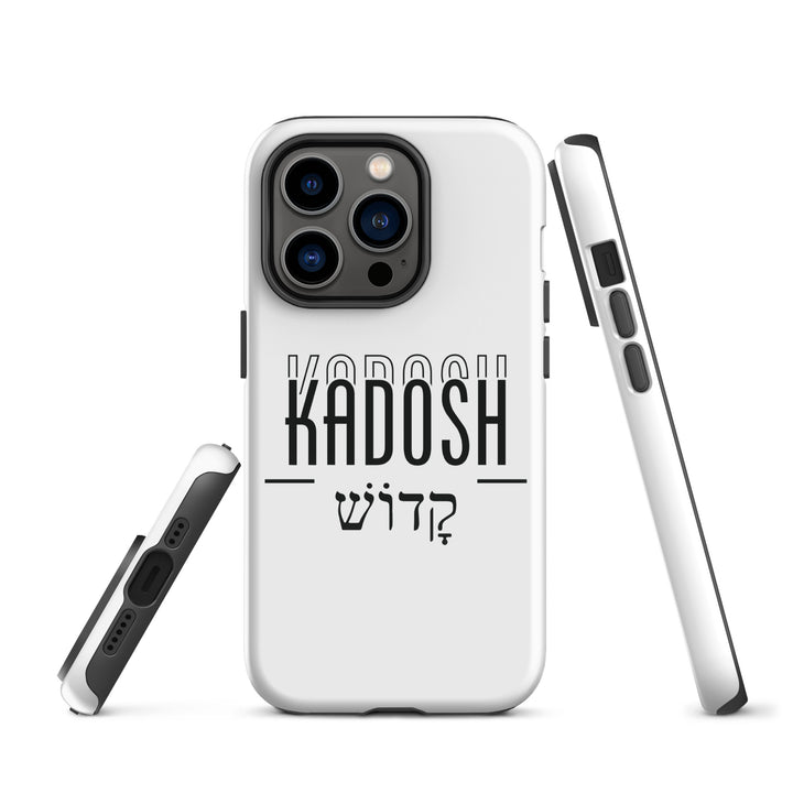 Christian Phone Case Kadosh Hebrew White for iPhone® iPhone® Phone Cases   