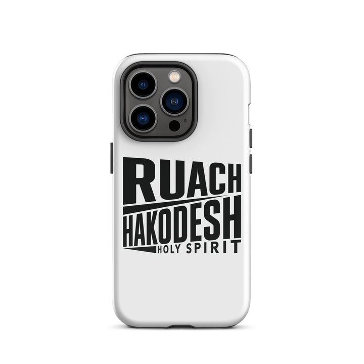 Christian Phone Case Ruach Hakodesh Holy Spirit White for iPhone® iPhone® Phone Cases Glossy iPhone 14 Pro 