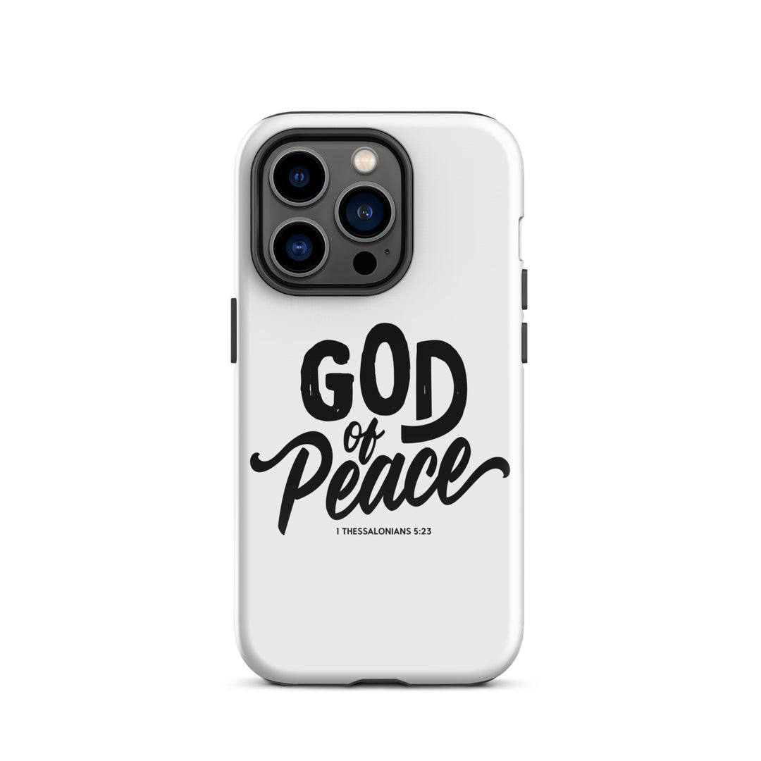 Christian Phone Case God of Peace White for iPhone® iPhone® Phone Cases Glossy iPhone 14 Pro 