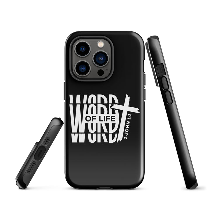 Christian Phone Case Word of Life Black for iPhone® iPhone® Phone Cases   