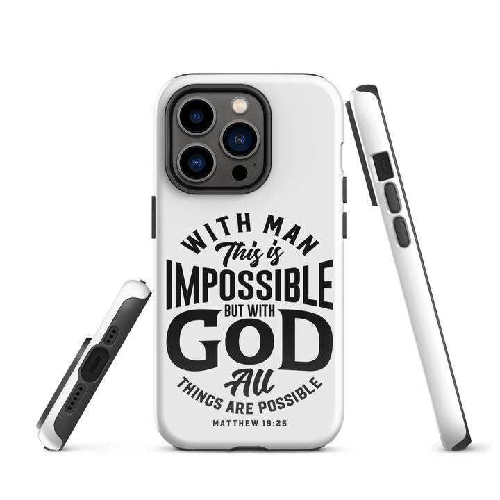 Christian Phone Case All Things Possible White for iPhone® iPhone® Phone Cases   