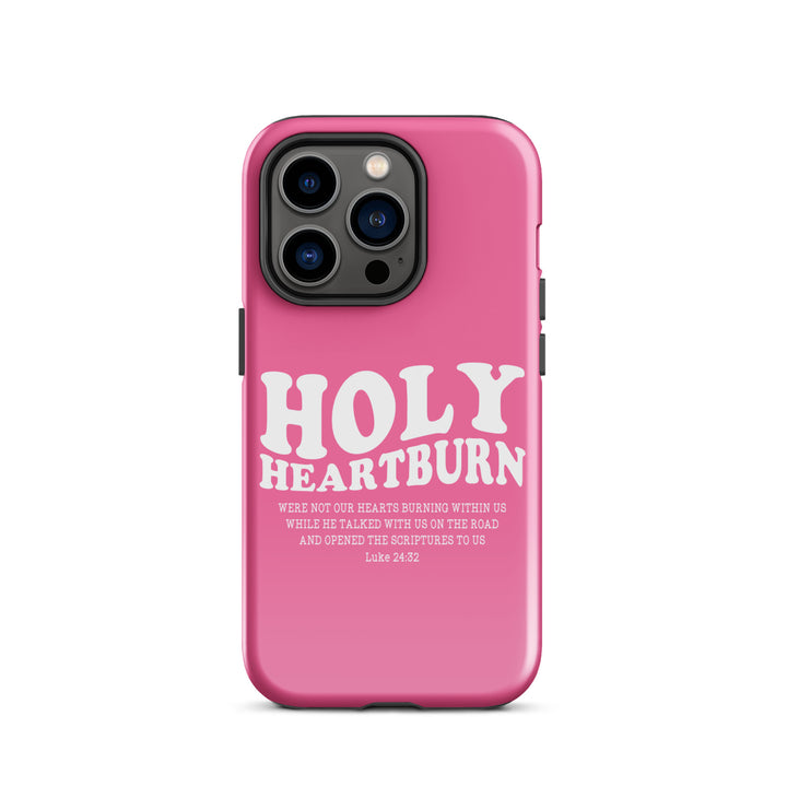 Christian Phone Case Holy Heartburn Pink  for iPhone® iPhone® Phone Cases Glossy iPhone 14 Pro 