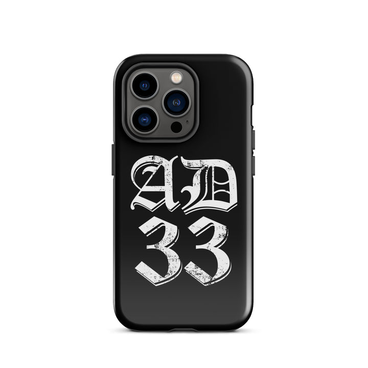 Christian Phone Case AD 33 Old English Black for iPhone® iPhone® Phone Cases Glossy iPhone 14 Pro 