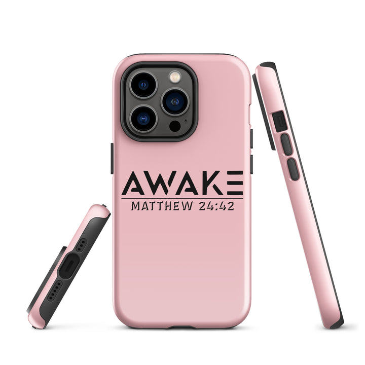 Christian Phone Case Awake Pink for iPhone® iPhone® Phone Cases   