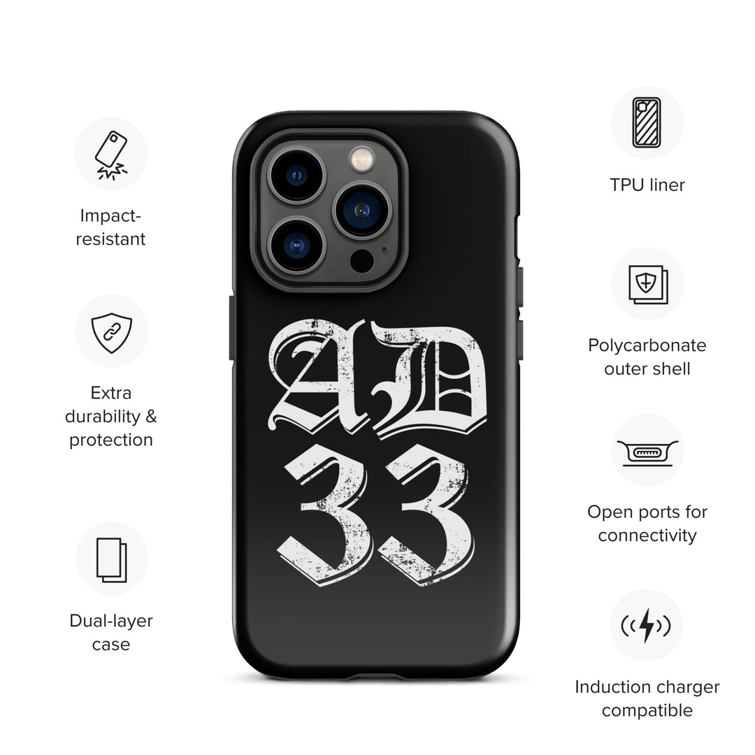 Christian Phone Case AD 33 Old English Black for iPhone® iPhone® Phone Cases   