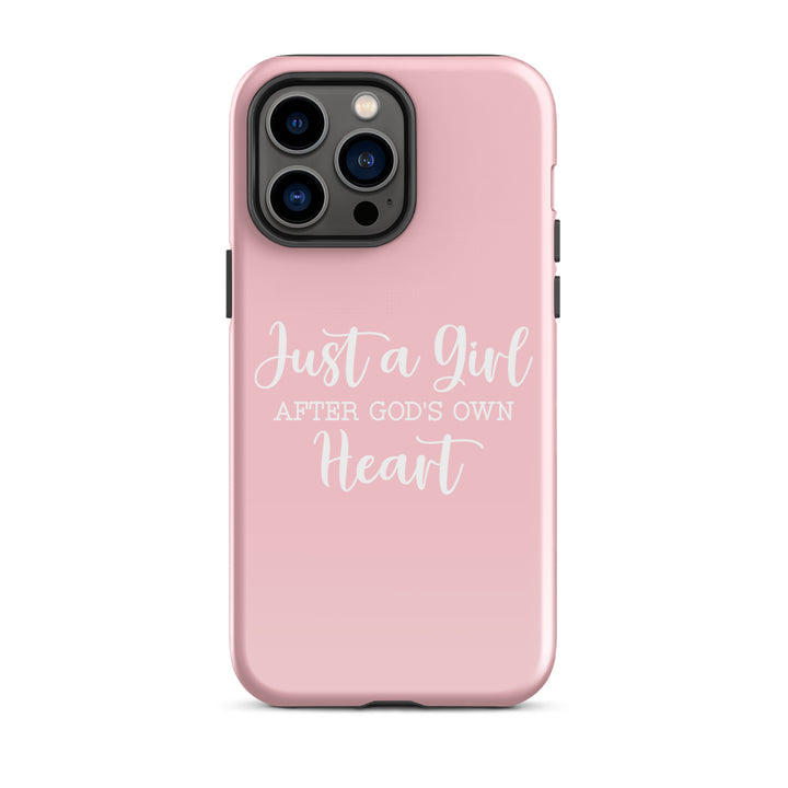 Christian Phone Case Girl After God's Heart for iPhone® iPhone® Phone Cases Glossy iPhone 14 Pro Max 