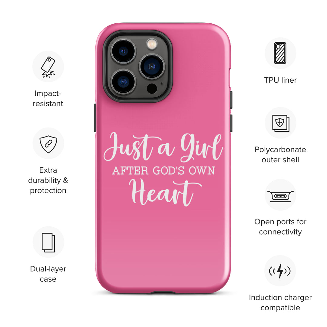 Christian Phone Case Girl After God's Heart for iPhone® iPhone® Phone Cases   