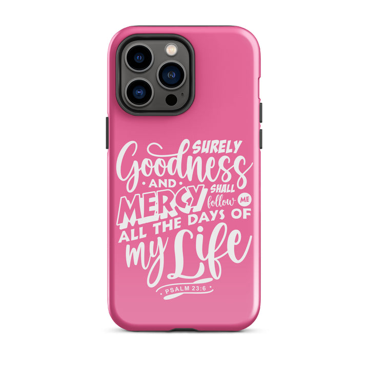 Christian Phone Case Goodness and Mercy for iPhone® iPhone® Phone Cases Glossy iPhone 14 Pro Max 