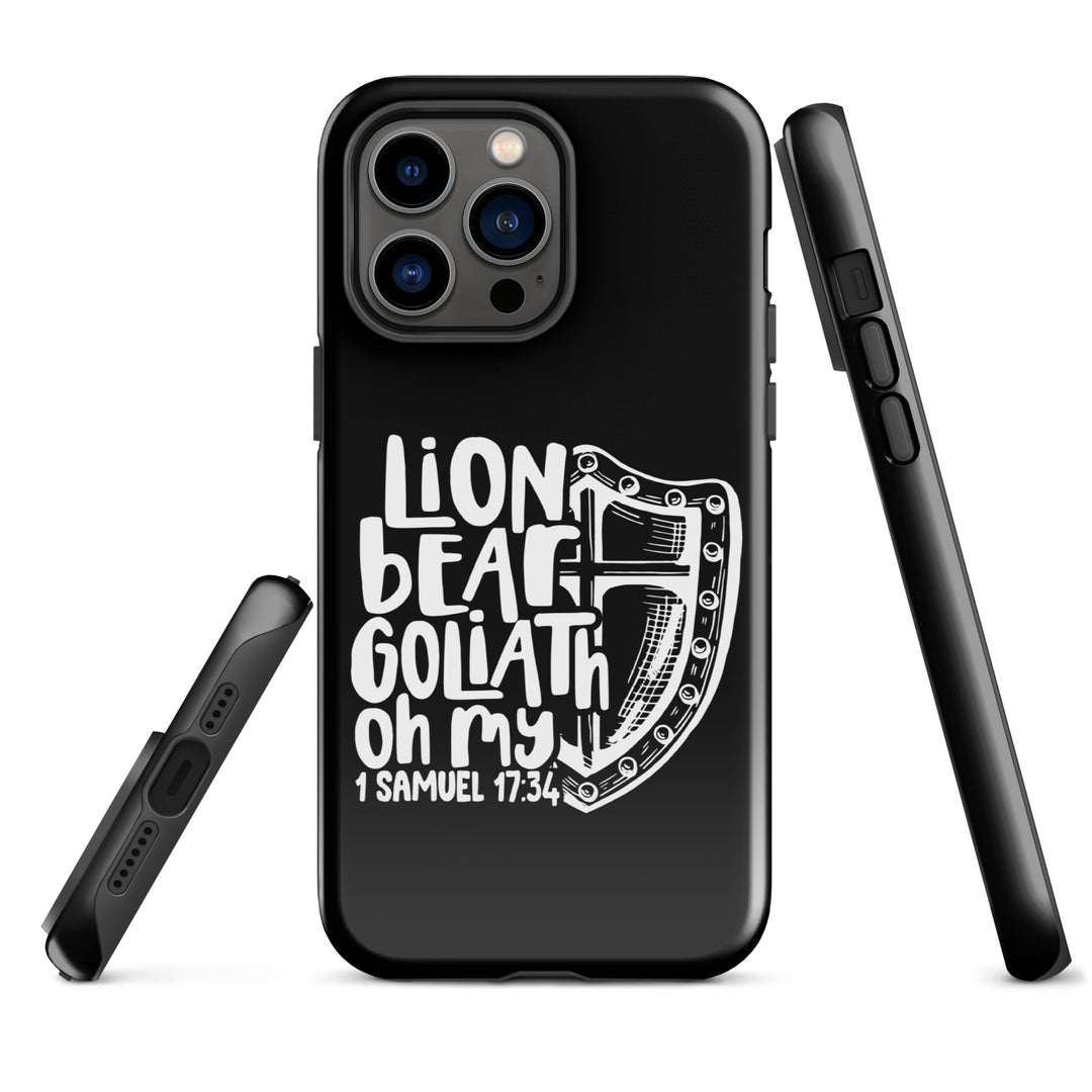 Christian Phone Case Lion Bear Goliath Oh My for iPhone® iPhone® Phone Cases   