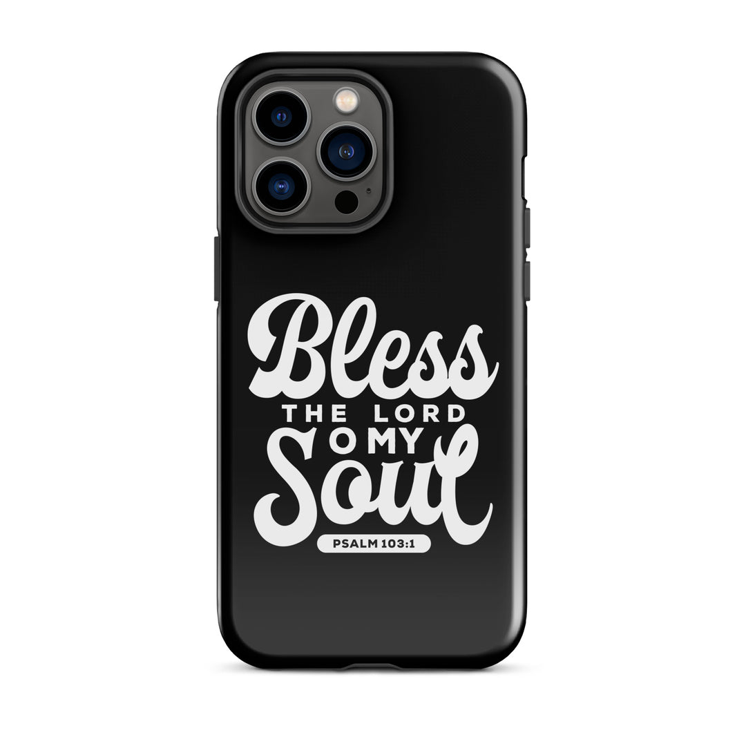 Christian Phone Case Bless The Lord Tough for iPhone® iPhone® Phone Cases Glossy iPhone 14 Pro Max 