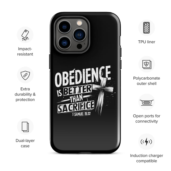 Christian Phone Case Obedience Is Better for iPhone® iPhone® Phone Cases   