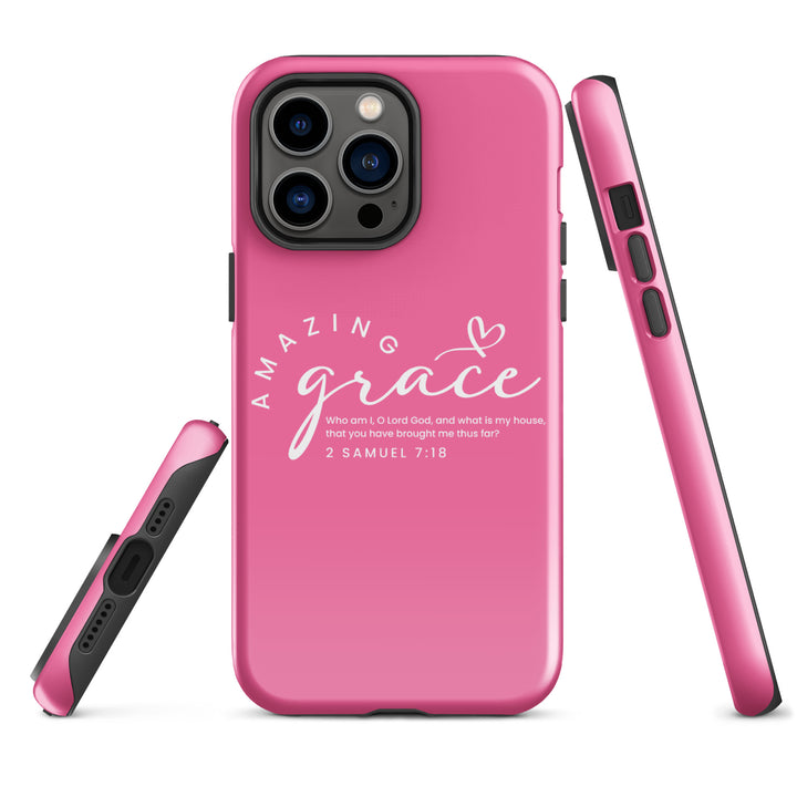 Christian Phone Case Amazing Grace Pink for iPhone® iPhone® Phone Cases   