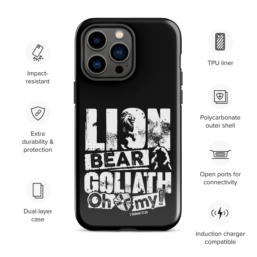 Christian Phone Case Lion Bear Goliath for iPhone® iPhone® Phone Cases   