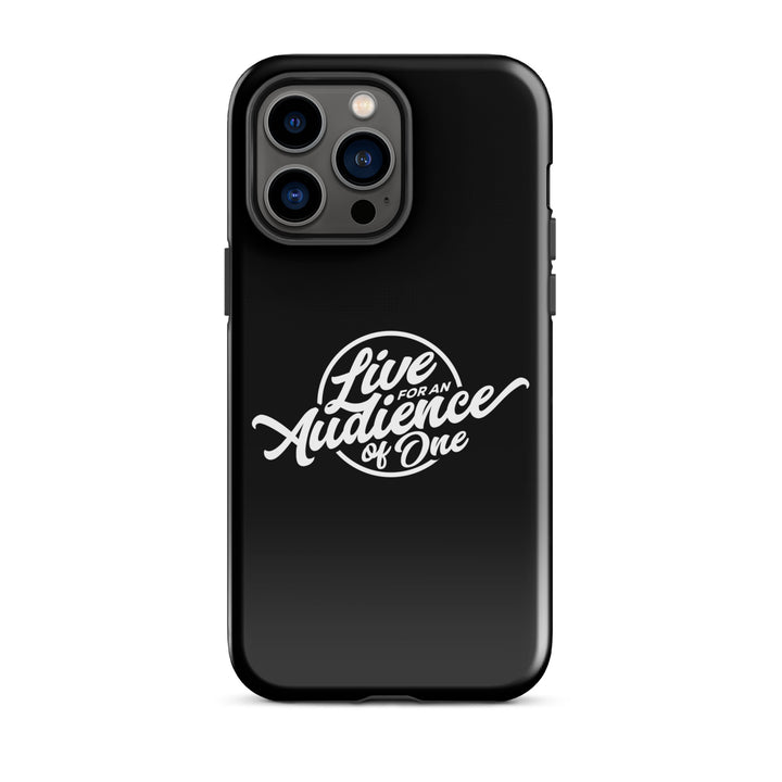 Christian Phone Case Audience of One Black for iPhone® iPhone® Phone Cases Glossy iPhone 14 Pro Max 