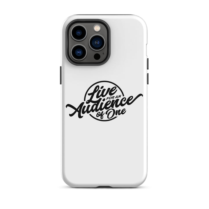 Christian Phone Case Audience of One White for iPhone® iPhone® Phone Cases Glossy iPhone 14 Pro Max 