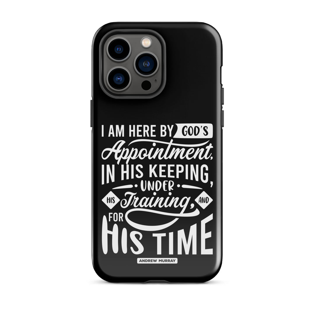 Christian Phone Case His Time Black for iPhone® iPhone® Phone Cases Glossy iPhone 14 Pro Max 