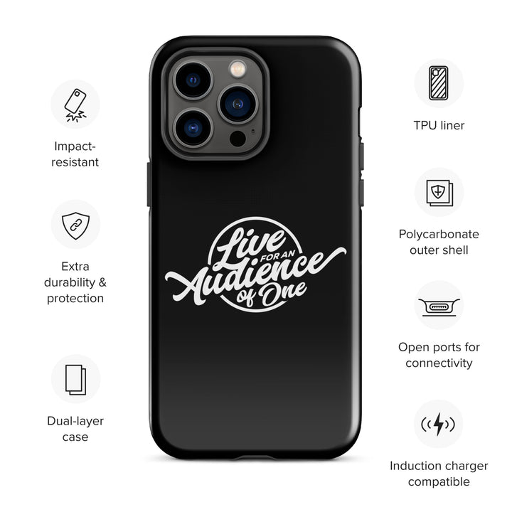 Christian Phone Case Audience of One Black for iPhone® iPhone® Phone Cases   