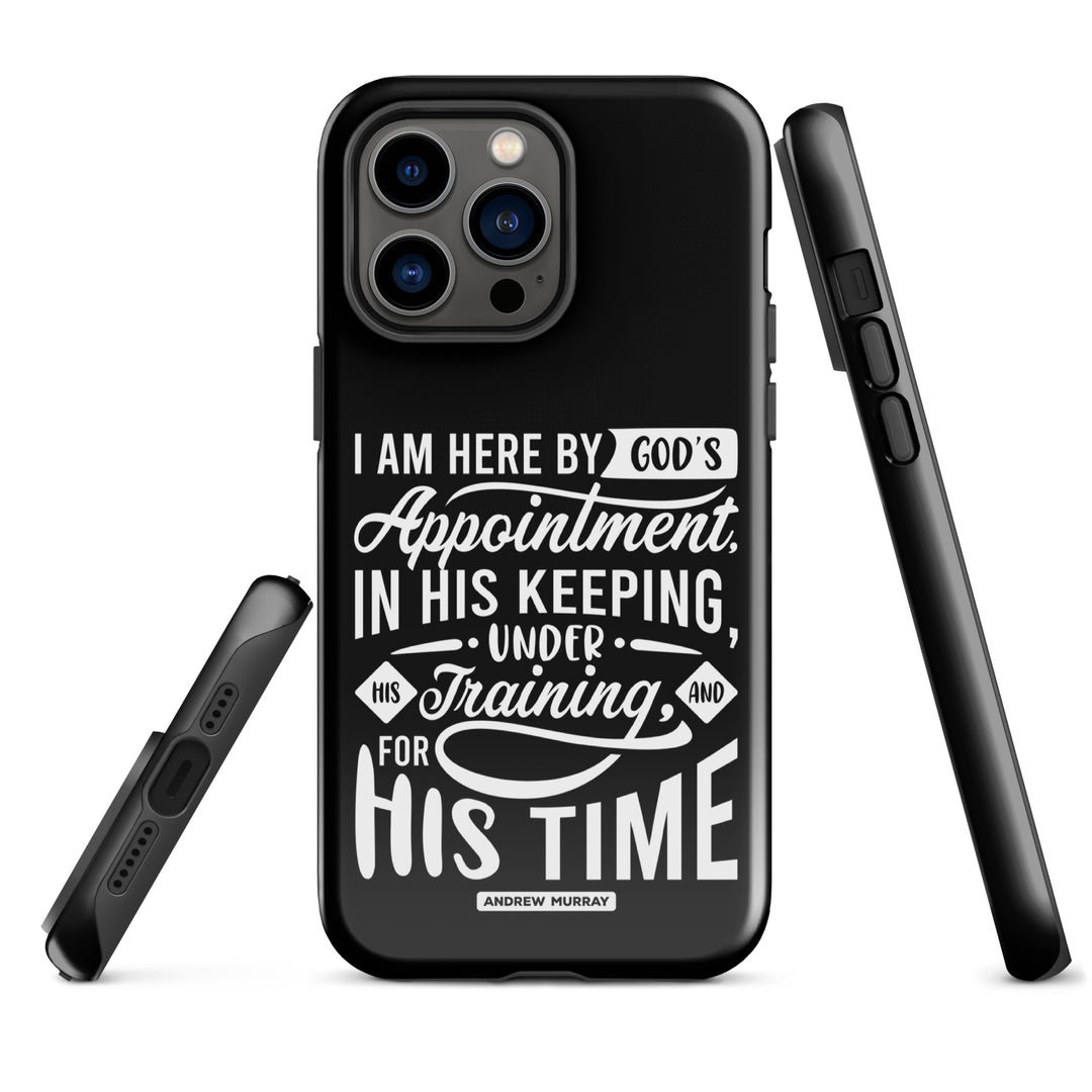 Christian Phone Case His Time Black for iPhone® iPhone® Phone Cases   