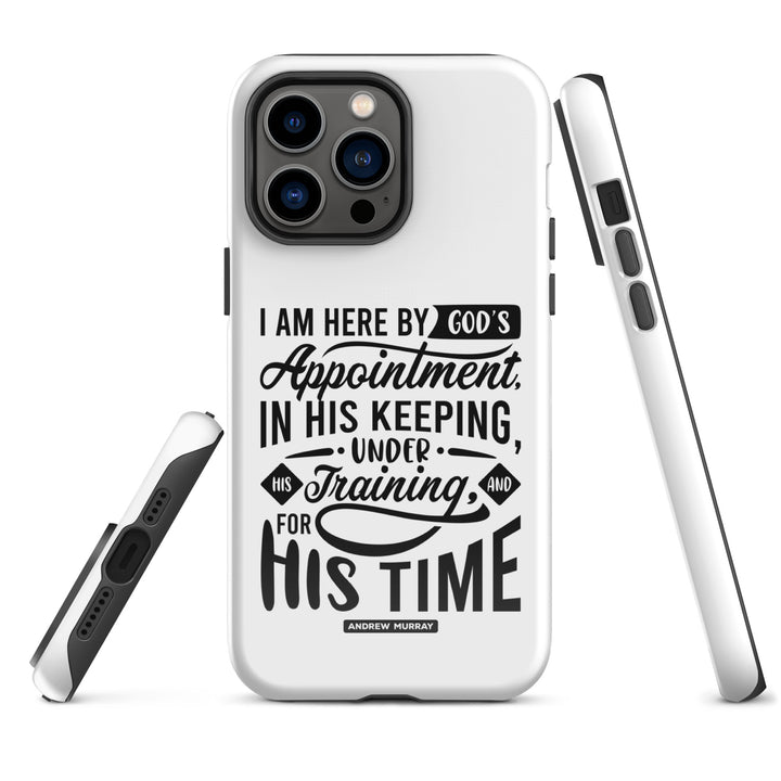 Christian Phone Case His Time White for iPhone® iPhone® Phone Cases   