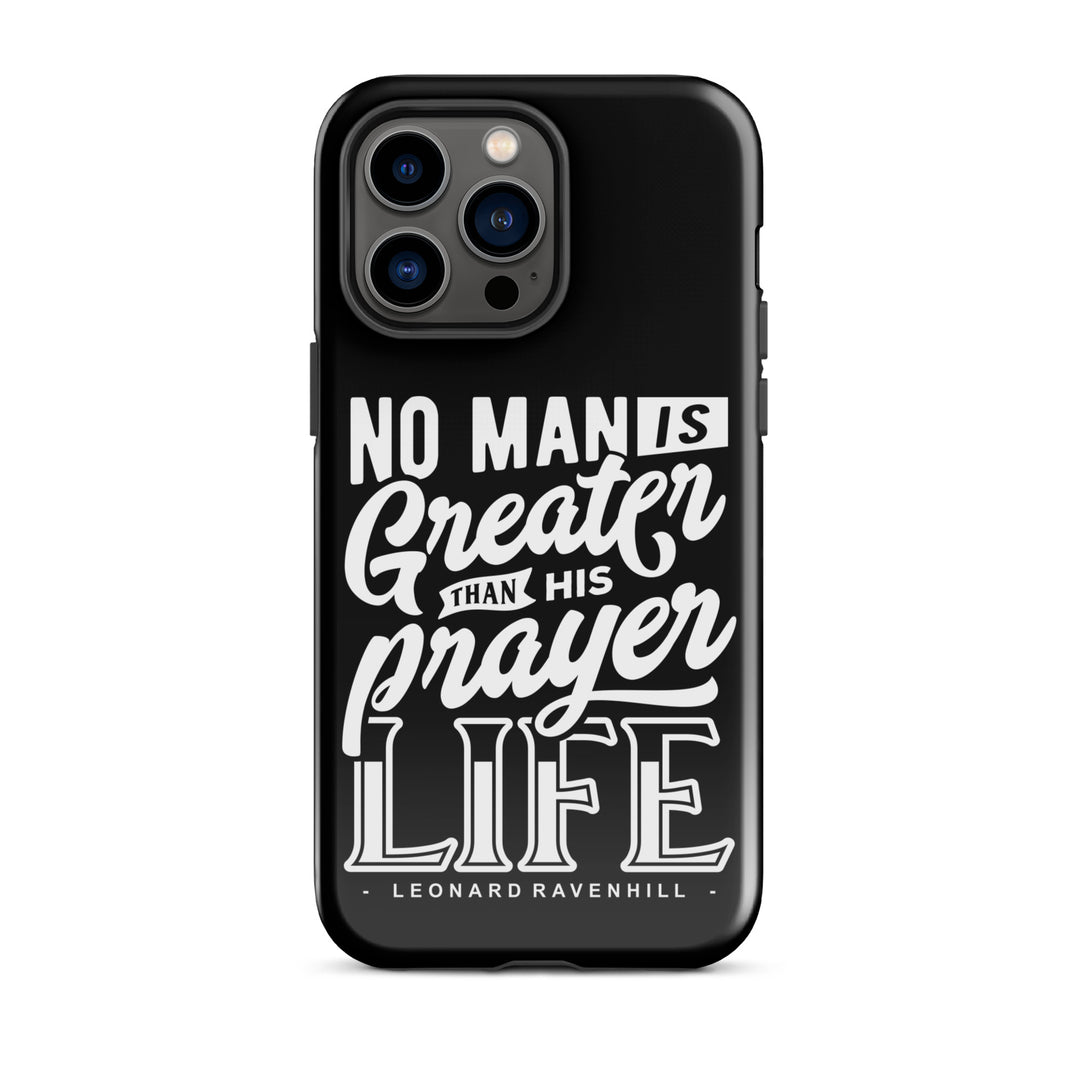 Christian Phone Case Prayer Life Black for iPhone® iPhone® Phone Cases Glossy iPhone 14 Pro Max 