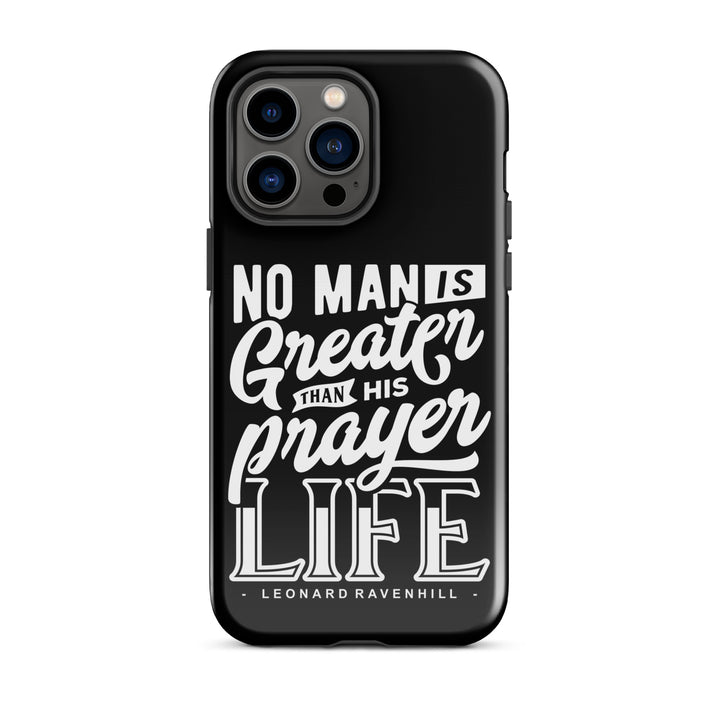 Christian Phone Case Prayer Life Black for iPhone® iPhone® Phone Cases Glossy iPhone 14 Pro Max 