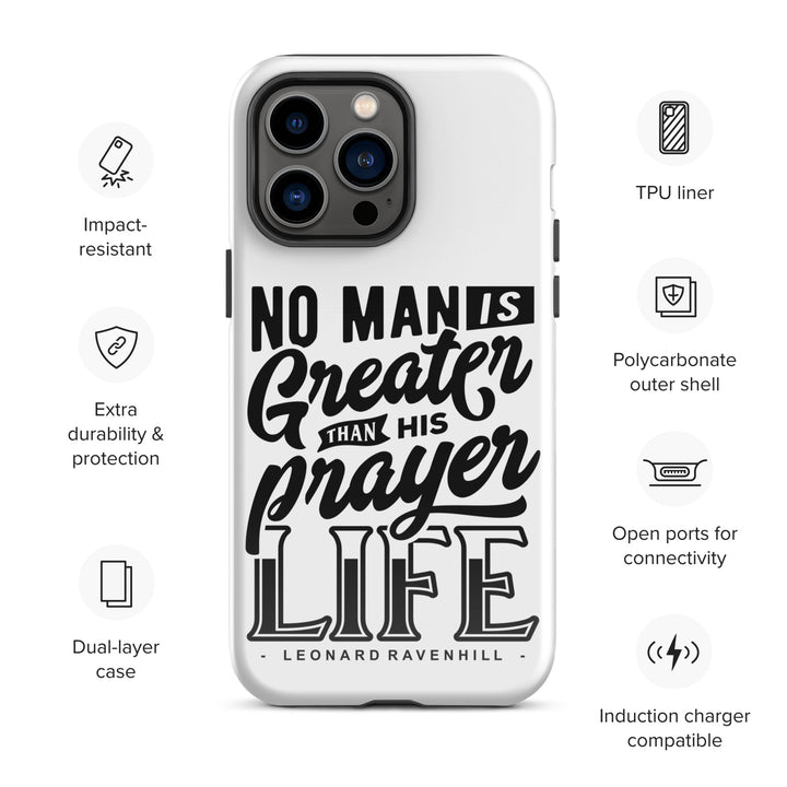 Christian Phone Case Prayer Life White for iPhone® iPhone® Phone Cases   