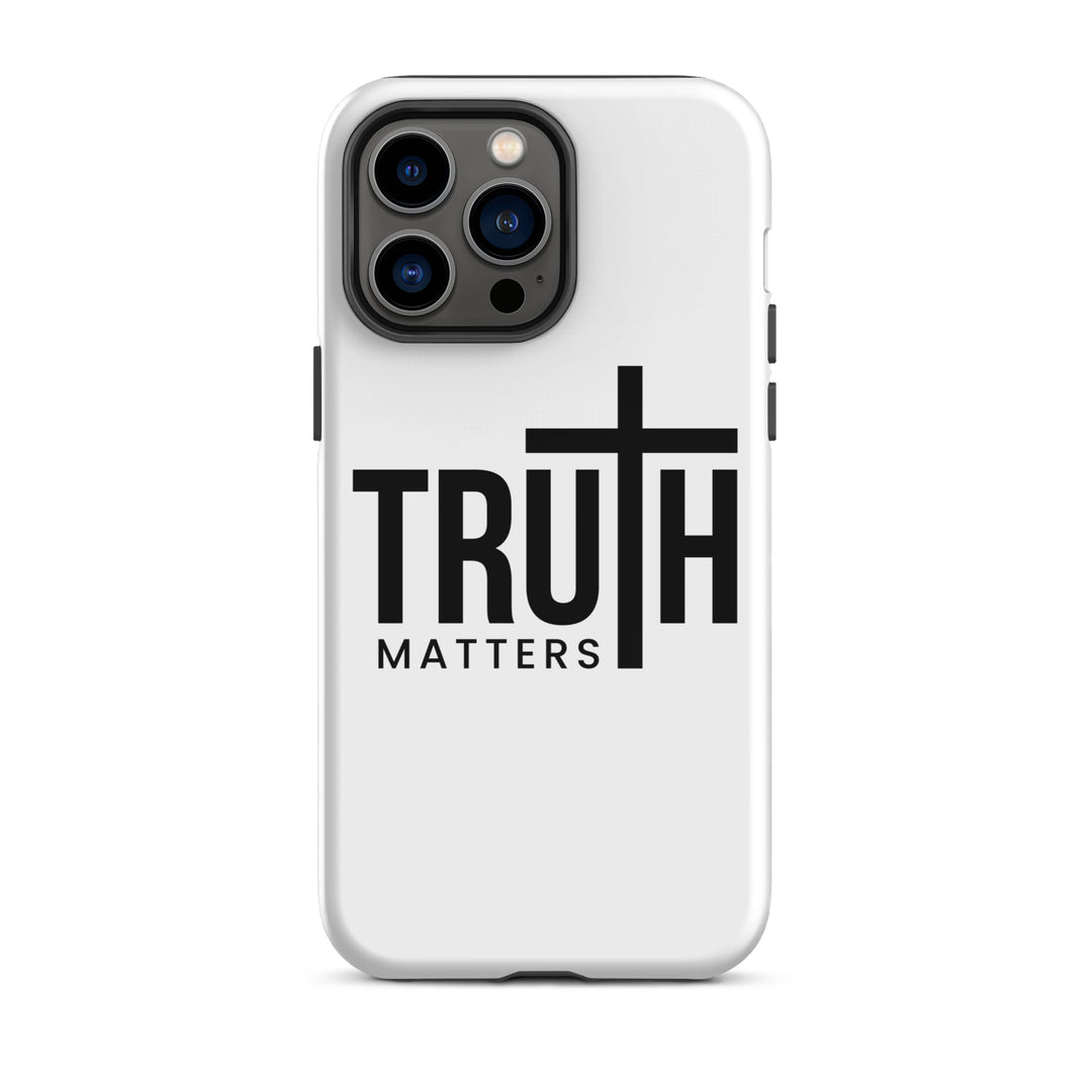 Christian Phone Case Truth Matters White for iPhone® iPhone® Phone Cases Glossy iPhone 14 Pro Max 