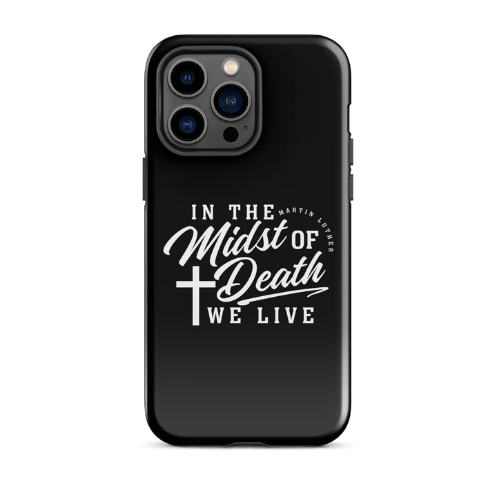 Christian Phone Case Midst of Death Black for iPhone® iPhone® Phone Cases Glossy iPhone 14 Pro Max 