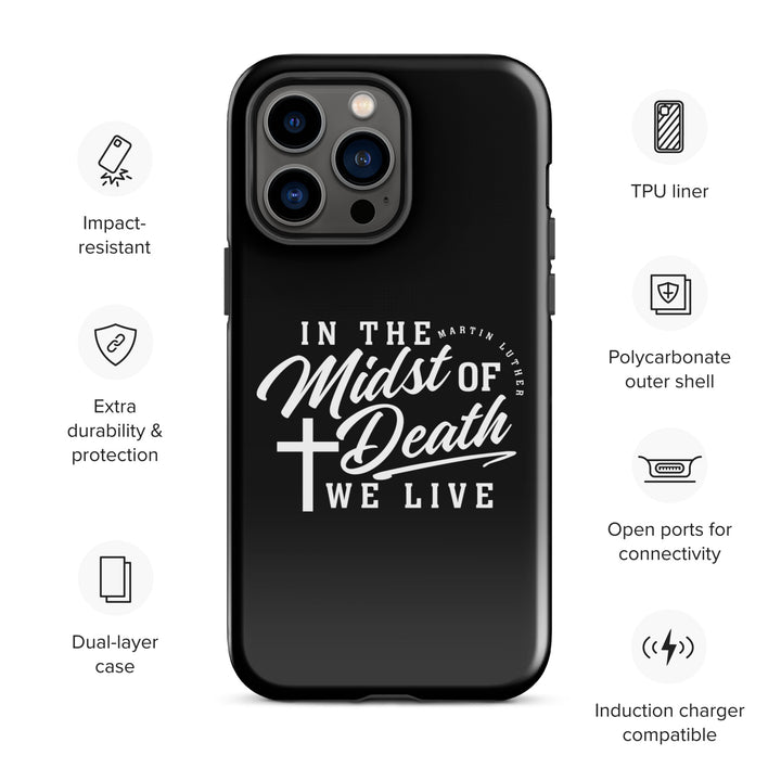 Christian Phone Case Midst of Death Black for iPhone® iPhone® Phone Cases   