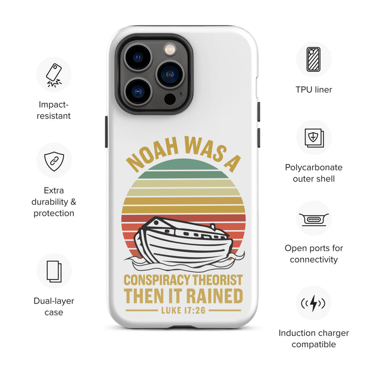 Christian Phone Case Noah Conspiracy White for iPhone® iPhone® Phone Cases   