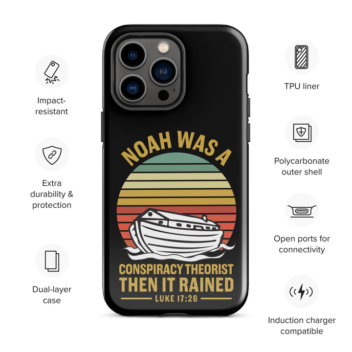 Christian Phone Case Noah Conspiracy Black for iPhone® iPhone® Phone Cases   