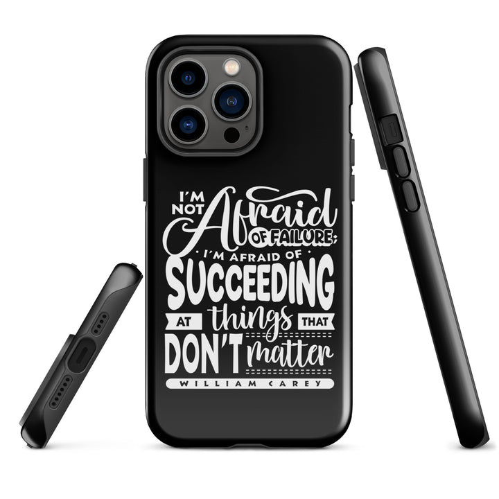 Christian Phone Case Things That Matter Black for iPhone® iPhone® Phone Cases   