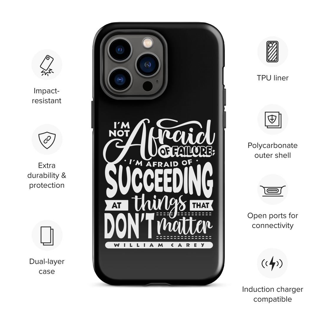 Christian Phone Case Things That Matter Black for iPhone® iPhone® Phone Cases   