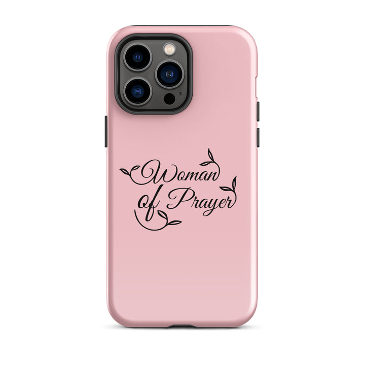 Christian Phone Case Woman of Prayer Pink for iPhone® iPhone® Phone Cases Glossy iPhone 14 Pro Max 