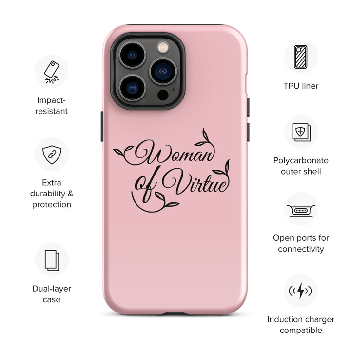 Christian Phone Case Woman of Virtue Pink for iPhone® iPhone® Phone Cases   