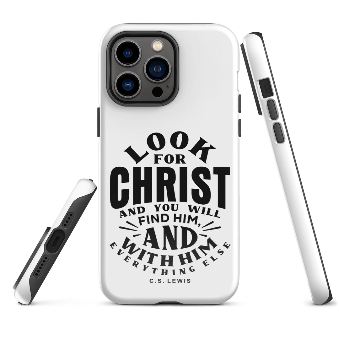 Christian Phone Case Look For Christ White for iPhone® iPhone® Phone Cases   