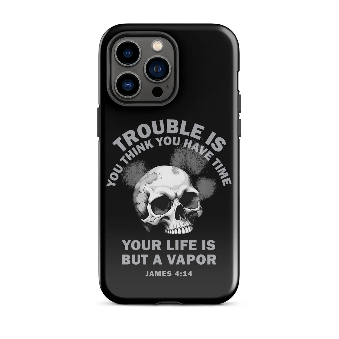 Christian Phone Case Life Is Vapor Black for iPhone® iPhone® Phone Cases Glossy iPhone 14 Pro Max 