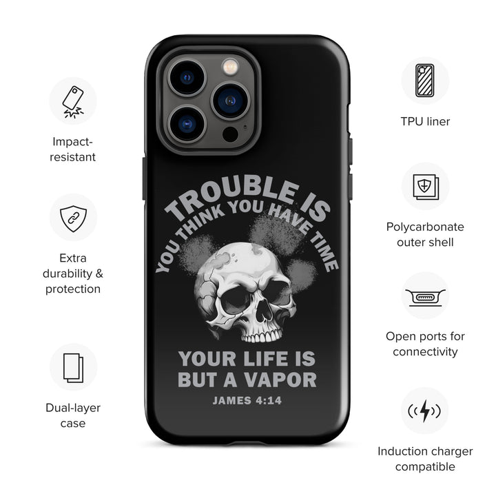 Christian Phone Case Life Is Vapor Black for iPhone® iPhone® Phone Cases   