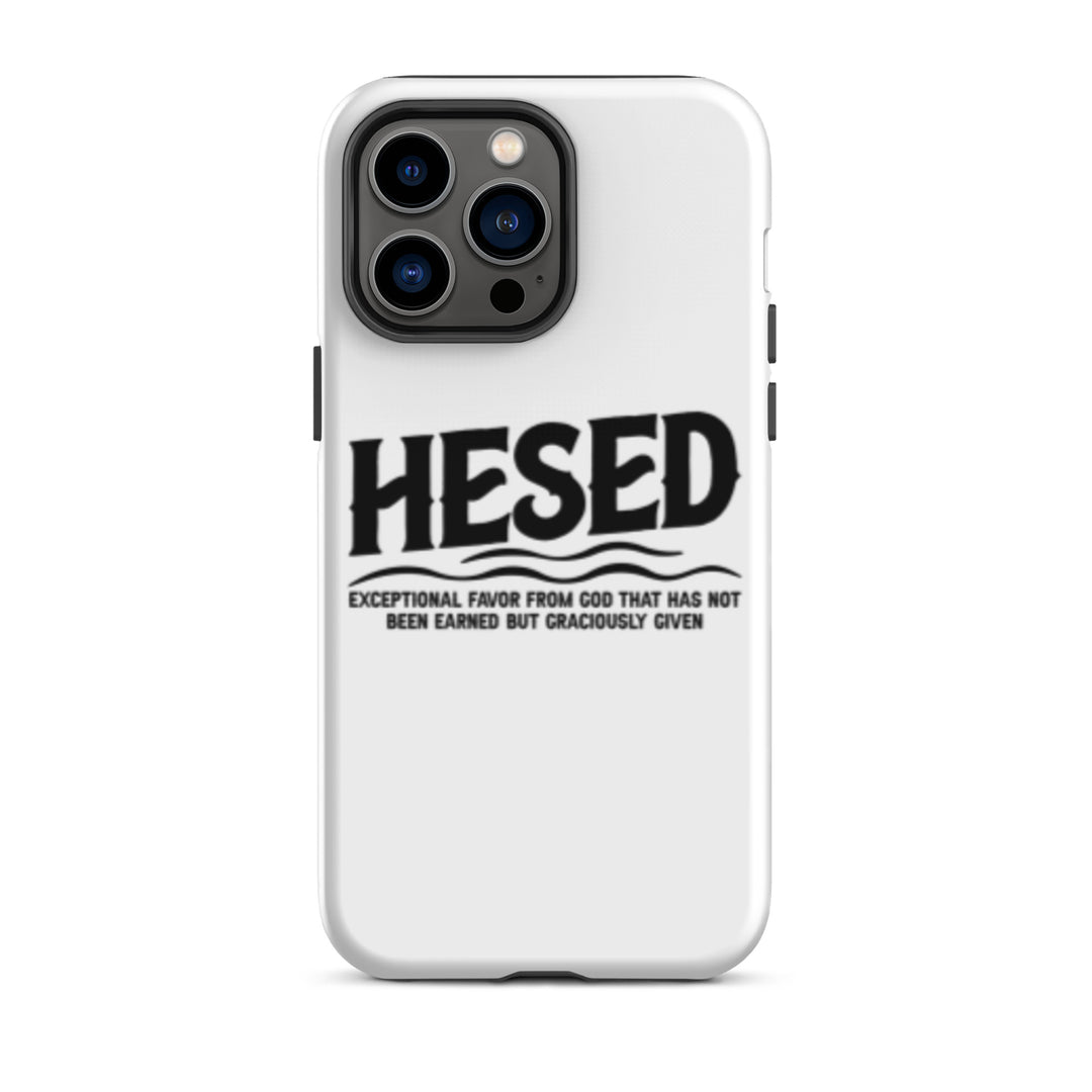 Christian Phone Case Hesed Exceptional Favor White for iPhone® iPhone® Phone Cases Glossy iPhone 14 Pro Max 