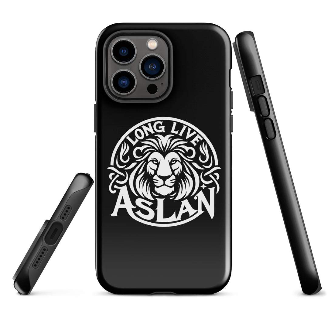 Christian Phone Case Long Live Aslan Black for iPhone® iPhone® Phone Cases   