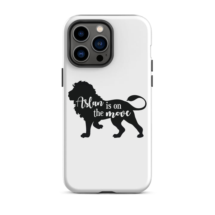 Christian Phone Case Aslan Is On The Move White for iPhone® iPhone® Phone Cases Glossy iPhone 14 Pro Max 