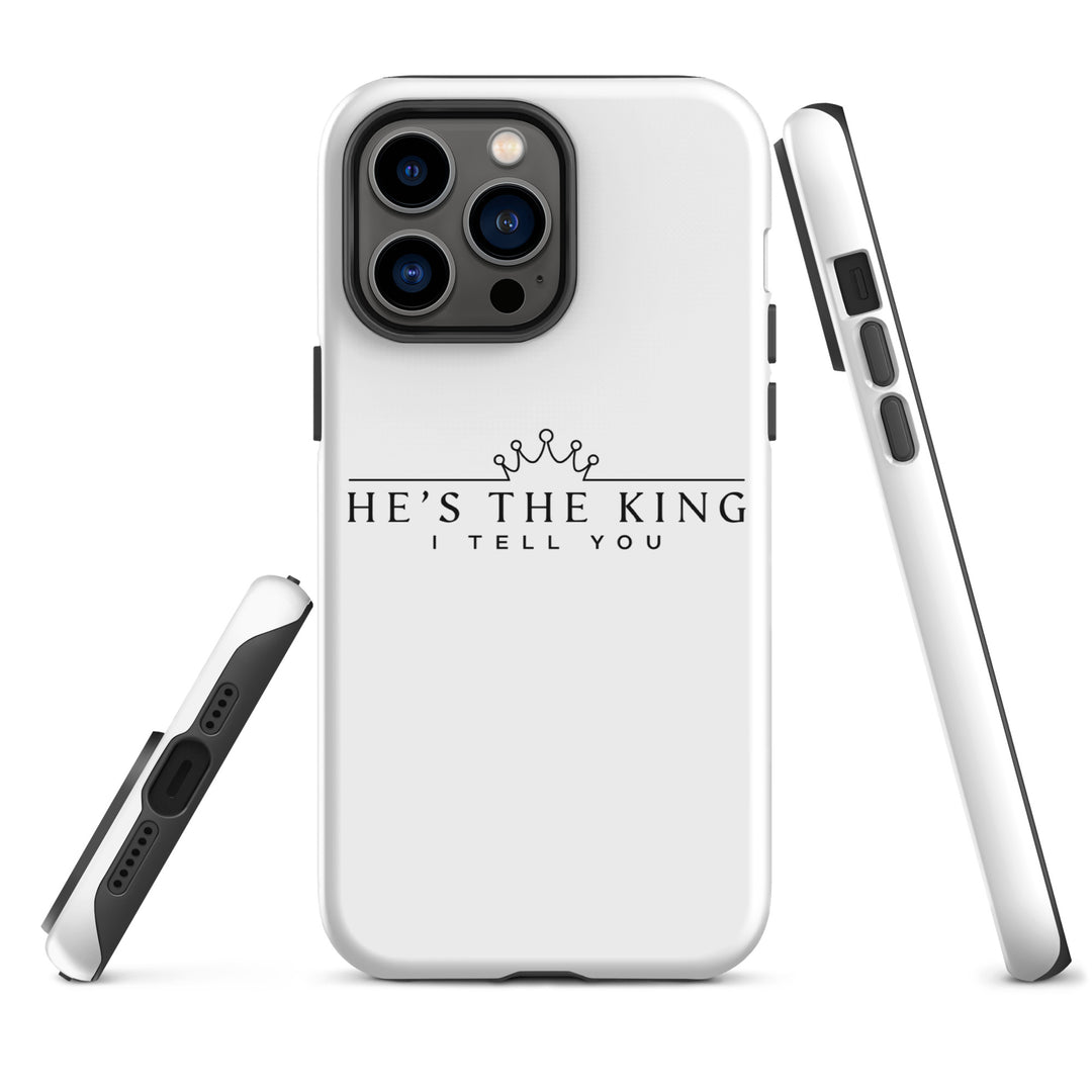 Christian Phone Case He's The King White for iPhone® iPhone® Phone Cases   