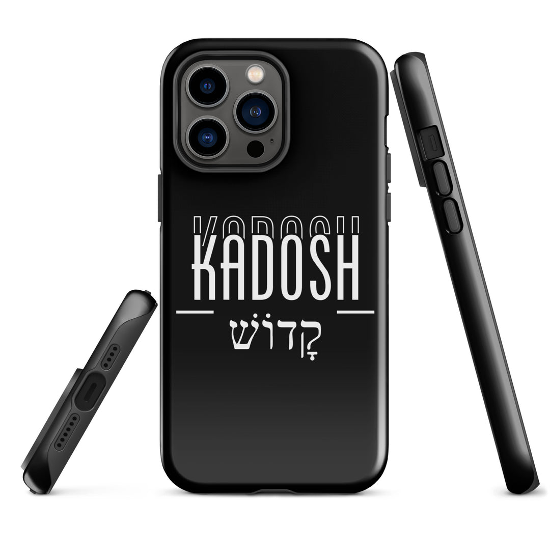 Christian Phone Case Kadosh Hebrew Black for iPhone® iPhone® Phone Cases   