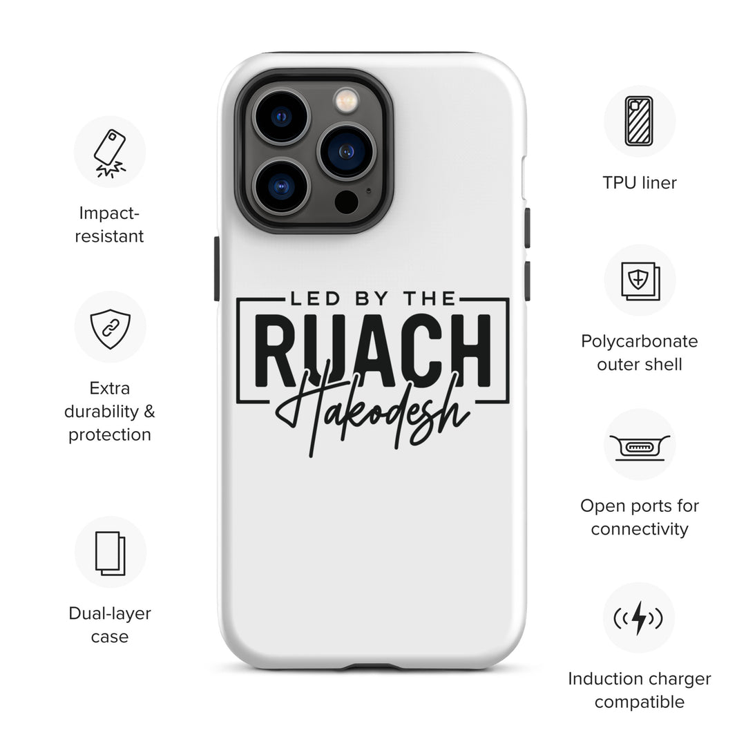 Christian Phone Case Led By Ruach Hakodesh White for iPhone® iPhone® Phone Cases   