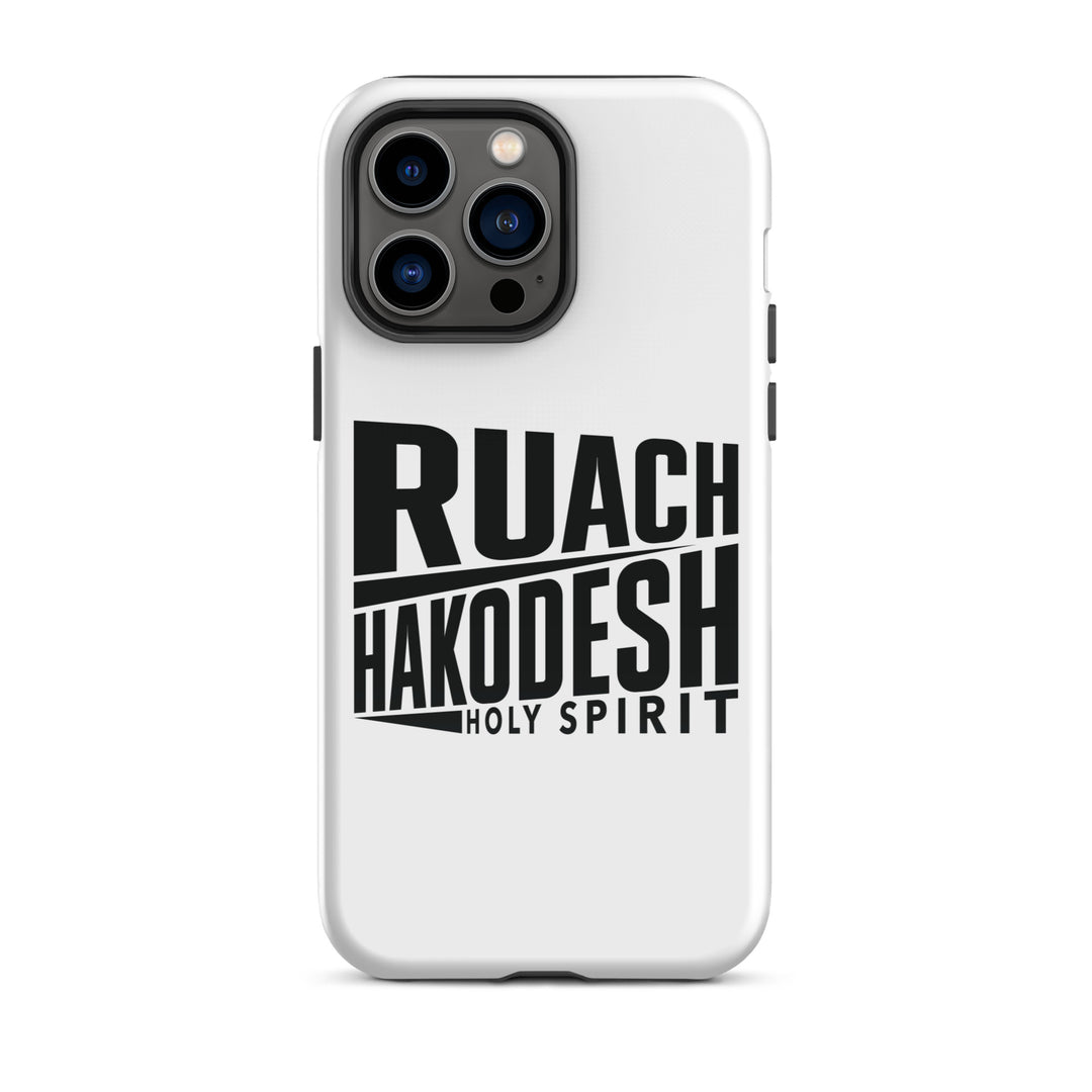 Christian Phone Case Ruach Hakodesh Holy Spirit White for iPhone® iPhone® Phone Cases Glossy iPhone 14 Pro Max 