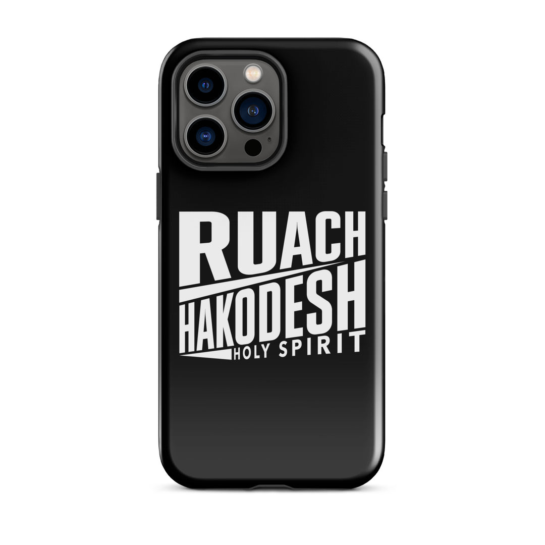 Christian Phone Case Ruach Hakodesh Holy Spirit Black for iPhone® iPhone® Phone Cases Glossy iPhone 14 Pro Max 